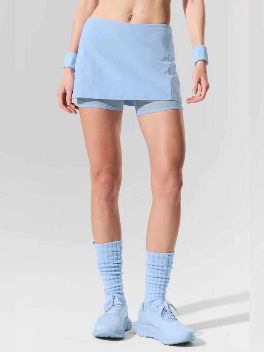 Alo Serve it Up Skirt Set Seashell Blue